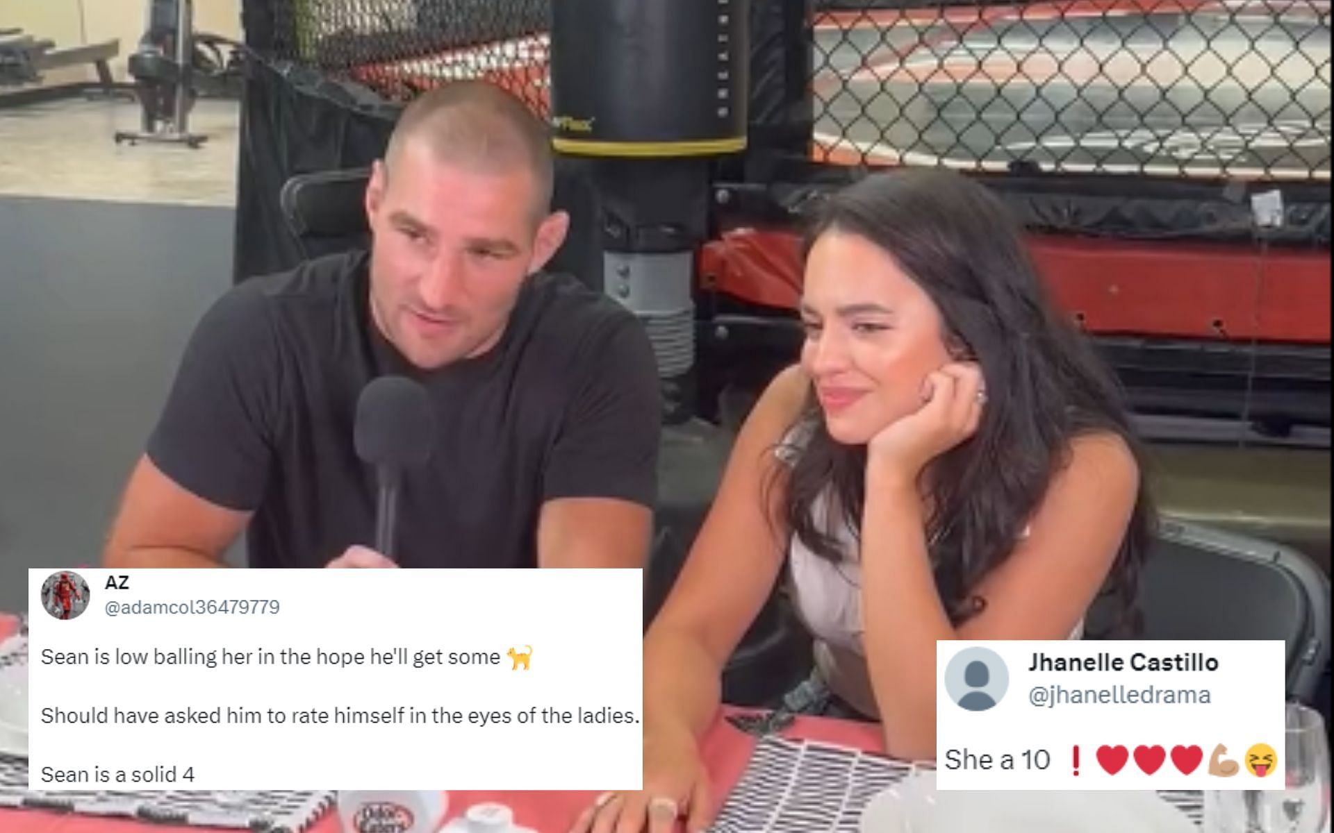 Low Balling Her No Filter Sean Strickland Rating Mma Influencer Nina Marie Daniele A 6 With 