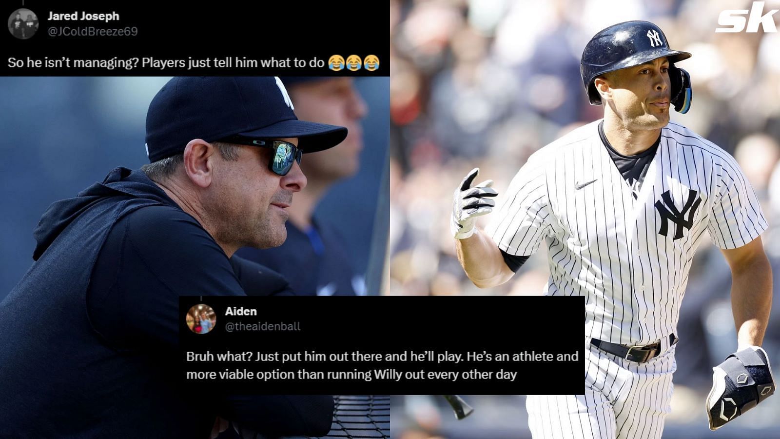 New York Yankees Fans Annoyed That Aaron Boone Isn’t Ordering Giancarlo ...