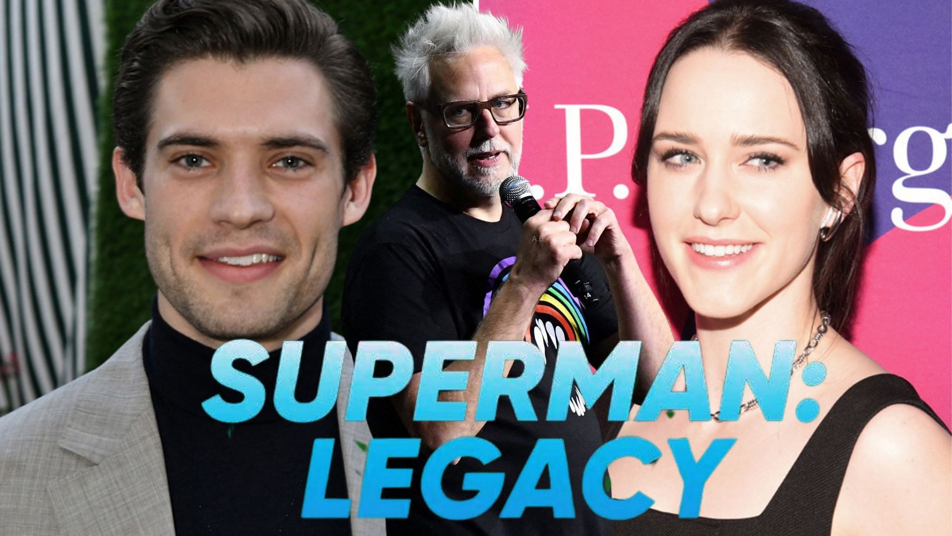 James Gunn's super casting choice, David Corenswet as Superman and Rachel Brosnahan as Lois Lane (Image via Sportskeeda)