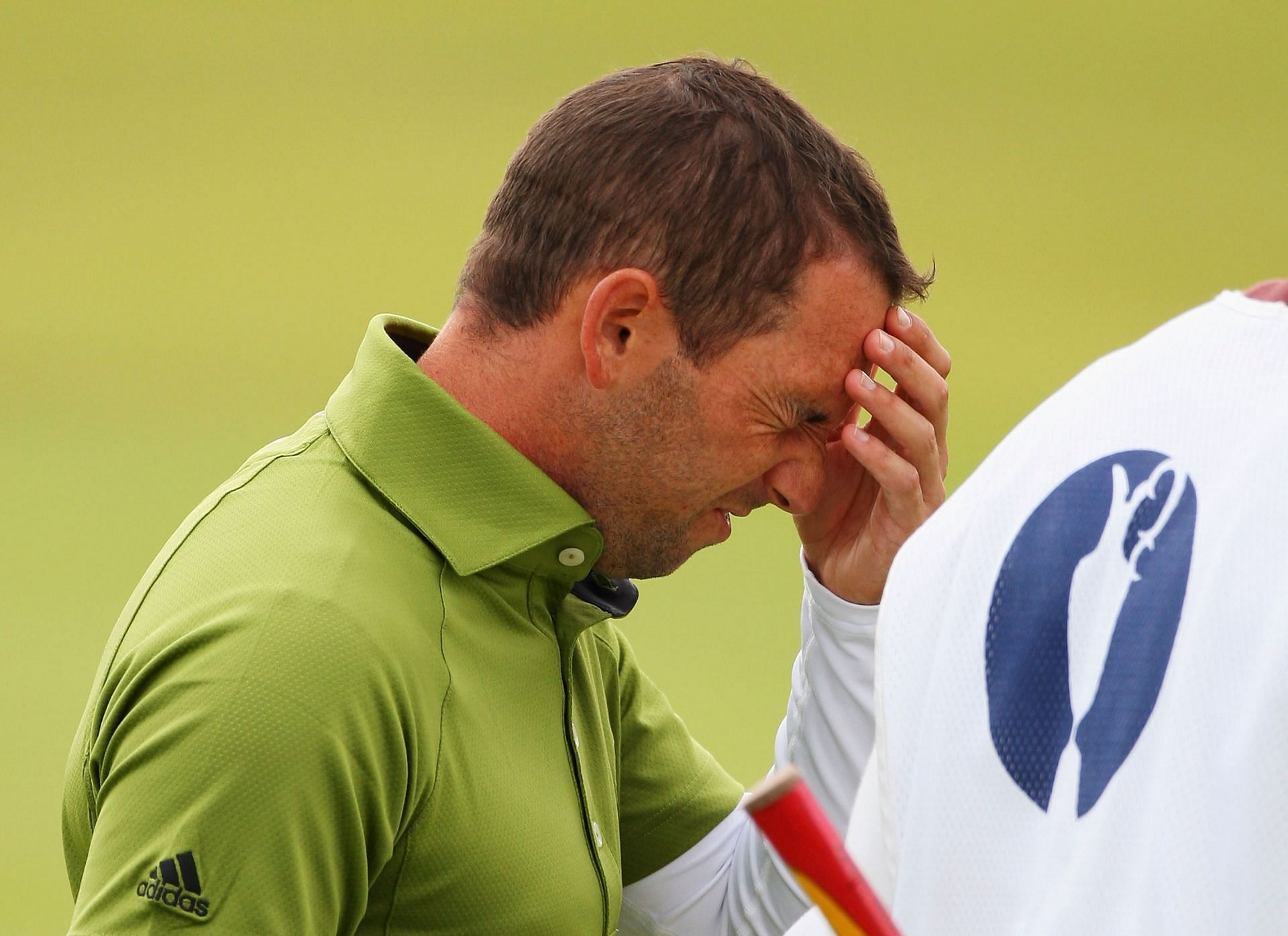 Garcia after missing the par-18 at the 136th Open Championship of 2007 (via Getty Images)