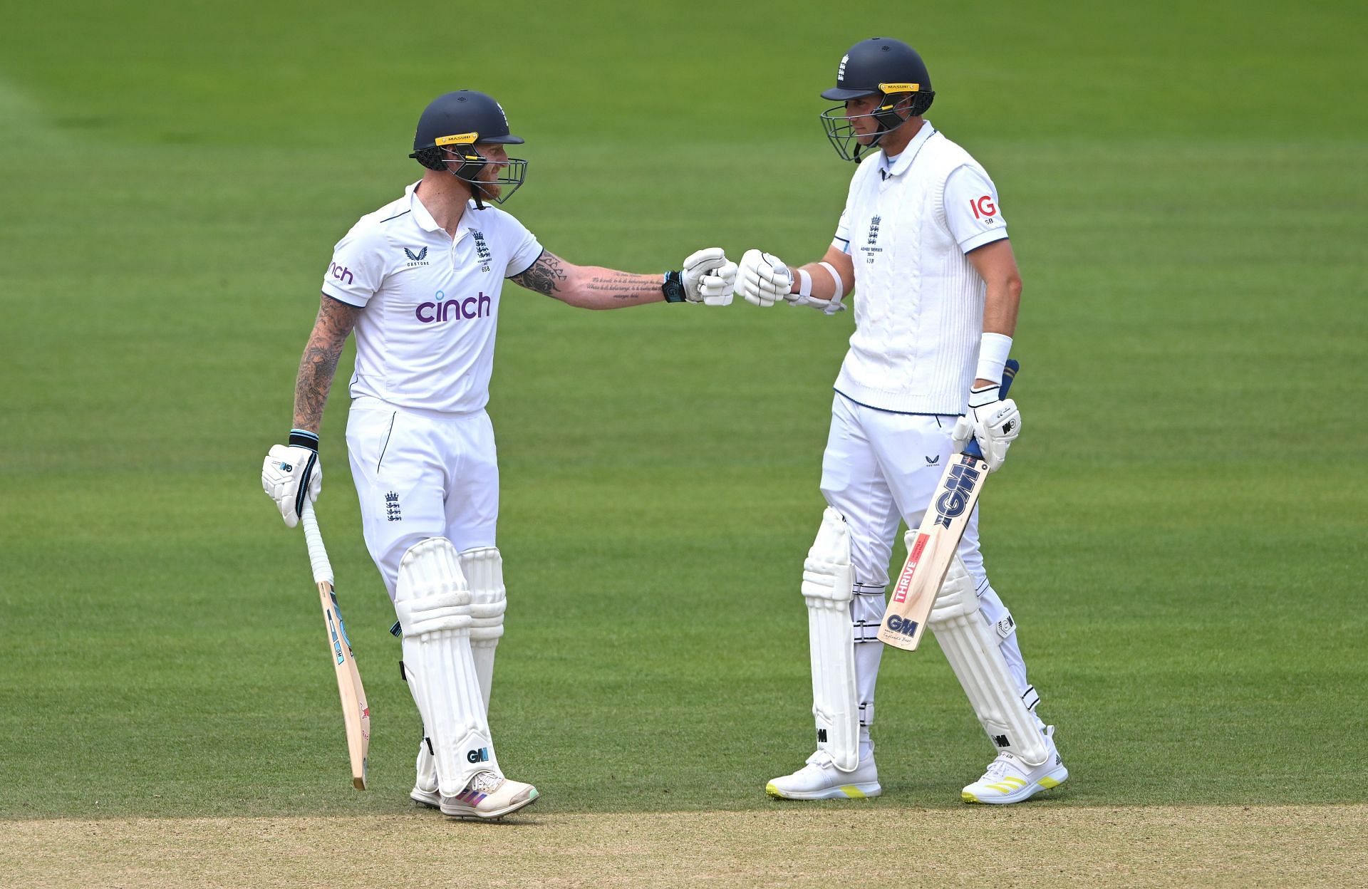 Ben Stokes changed gears after he was joined at the crease by Stewart Broad