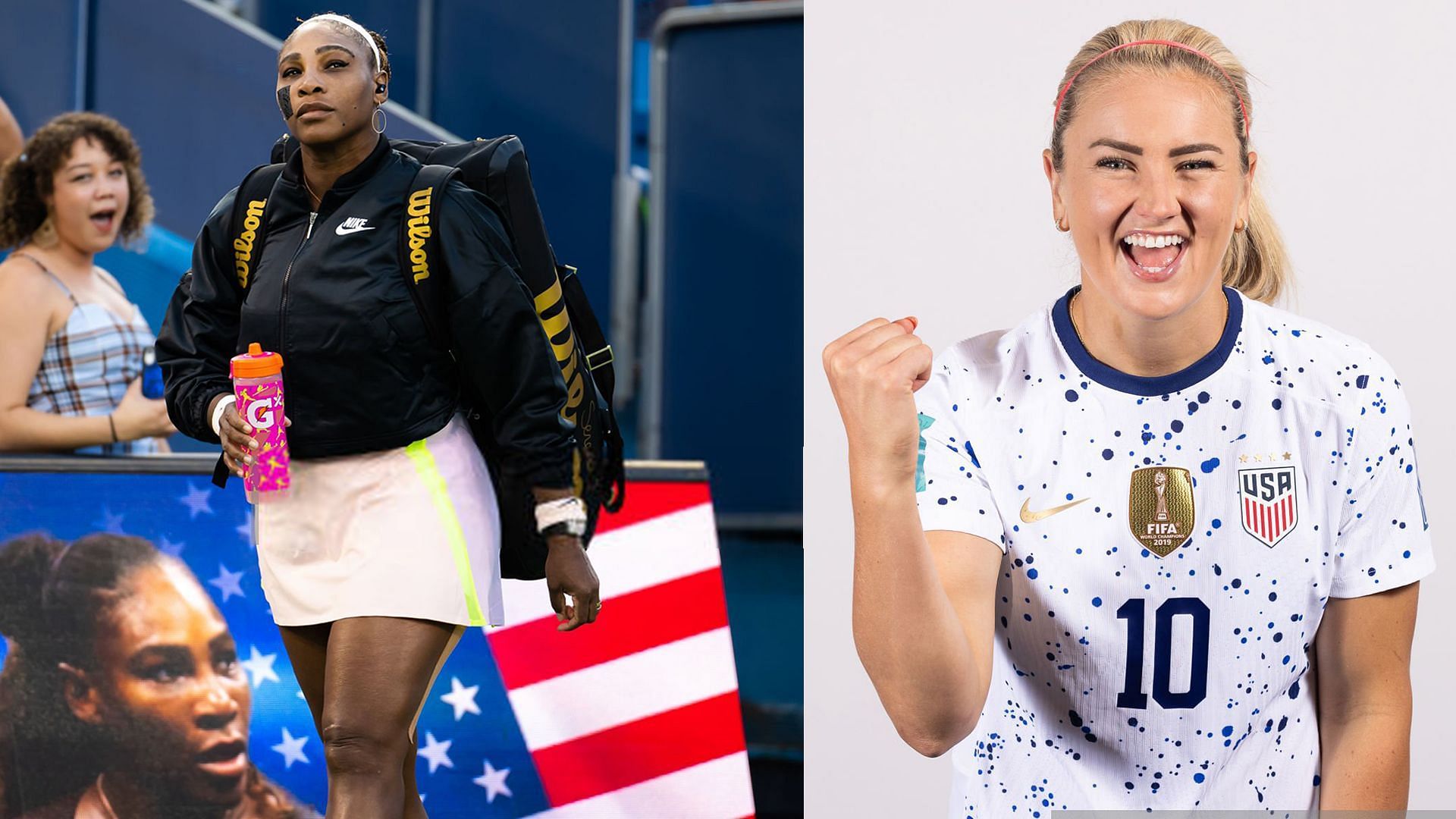 Any time Serena Williams represents Team USA is one of the coolest things in the world - Soccer star Lindsey Horan