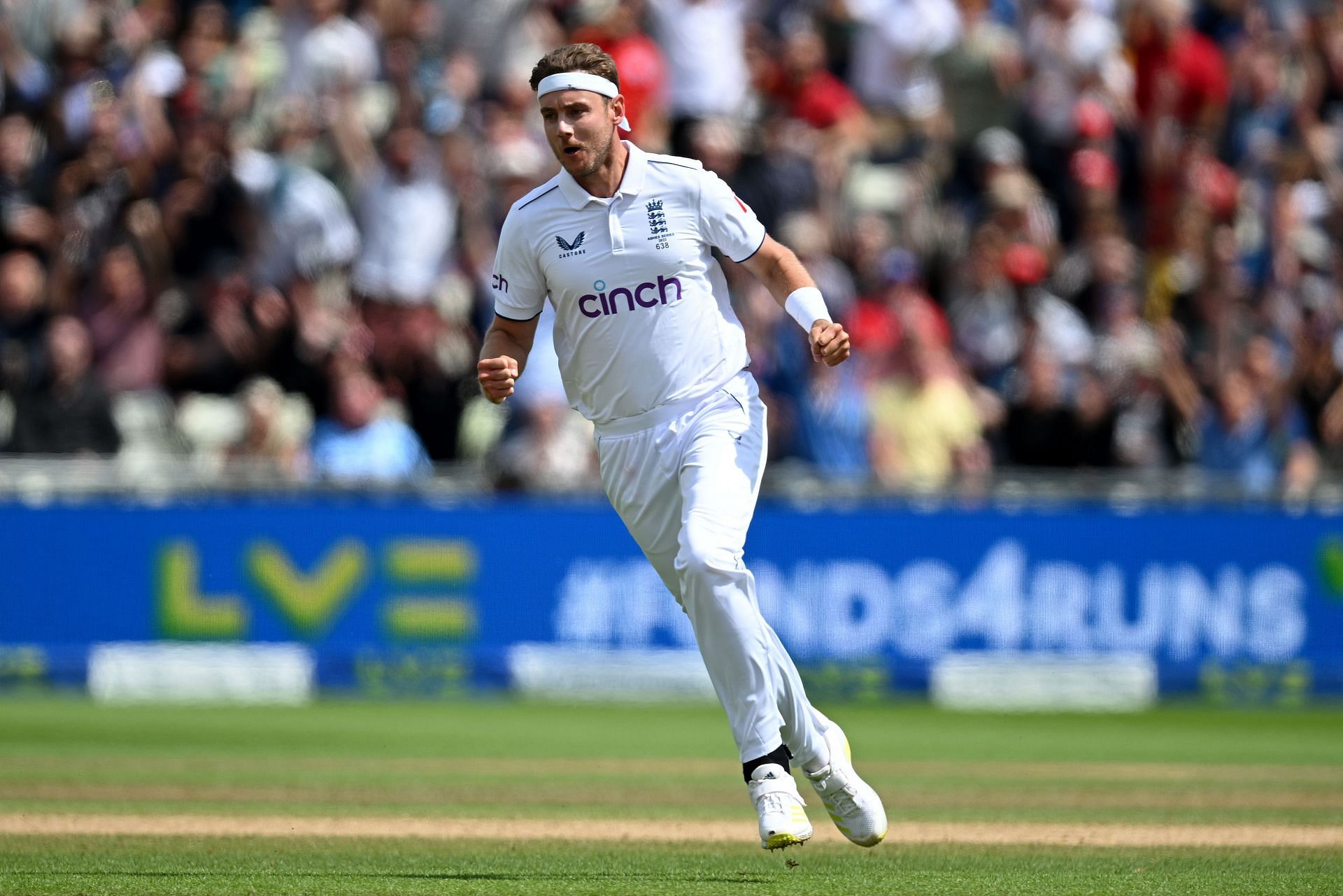 Stewart Broad.  (Image credits: Getty)