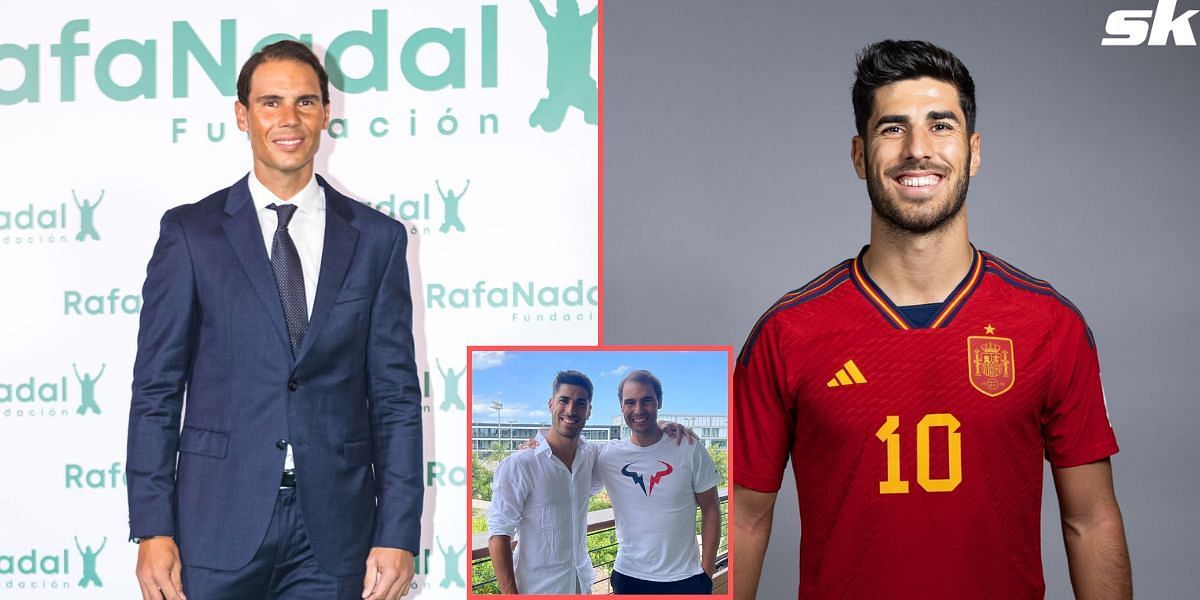 Rafael Nadal da la bienvenida a la ex estrella del Real Madrid Marco Asensio a la academia y museo del icono del tenis