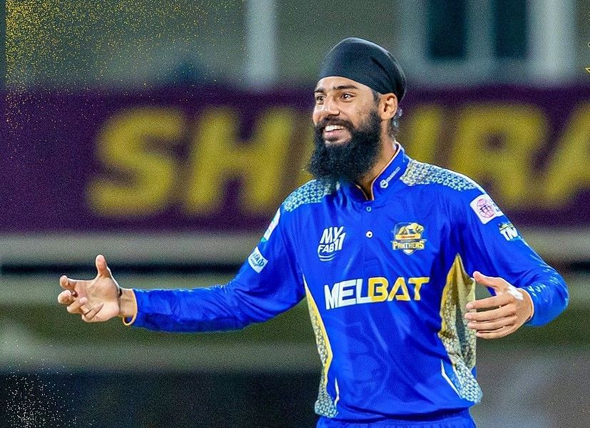 Gurjapneet Singh at work.  (Photo courtesy: Twitter/Siechem Madurai Panthers)