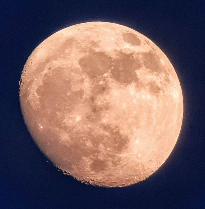 Waxing Gibbous Moon spiritual meaning explored as image amazes