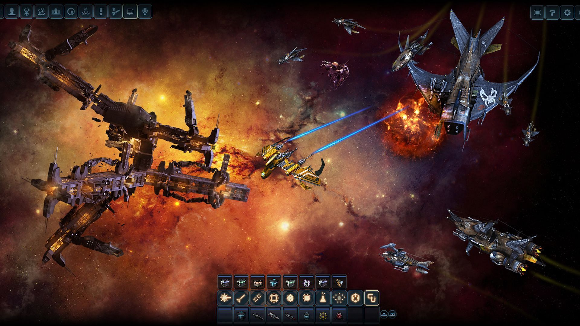 DarkOrbit Reloaded is a sci-themed MMO set in space (Image via Bigpoint)