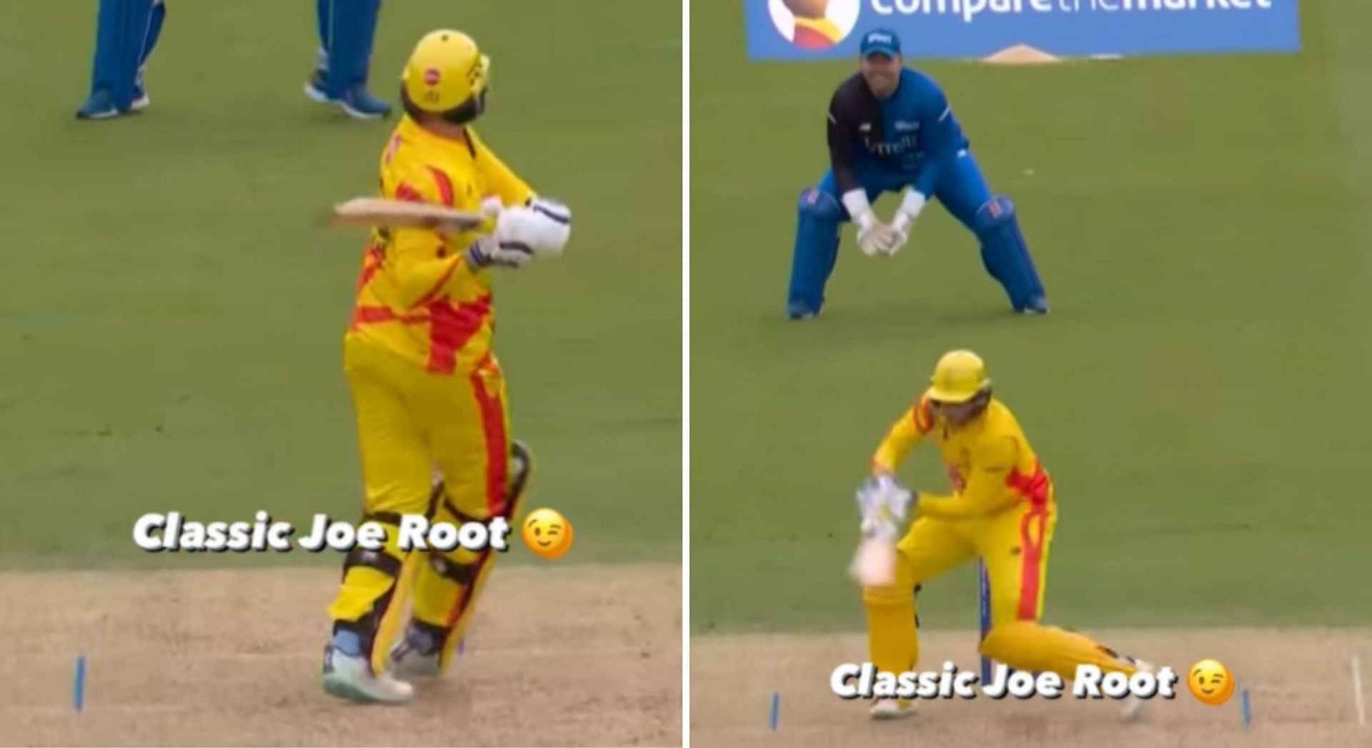 [Watch] Joe Root plays reverse scoop for a six in The Hundred