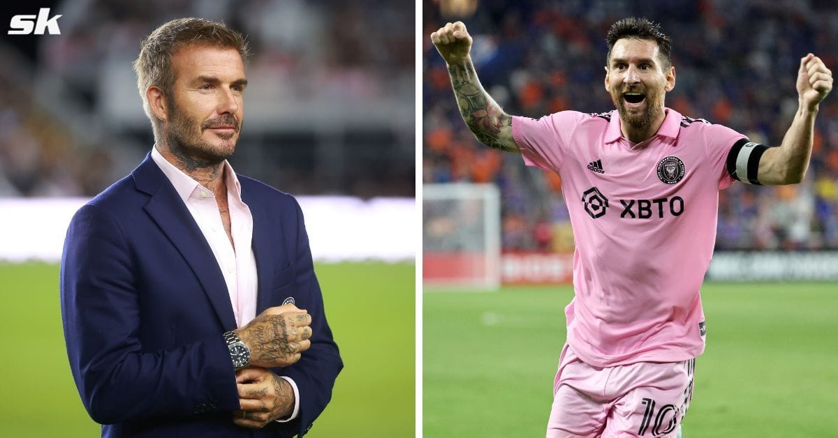 Very proud - David Beckham reacts as Lionel Messi and Inter Miami reach US&nbsp;Open&nbsp;Cup&nbsp;final
