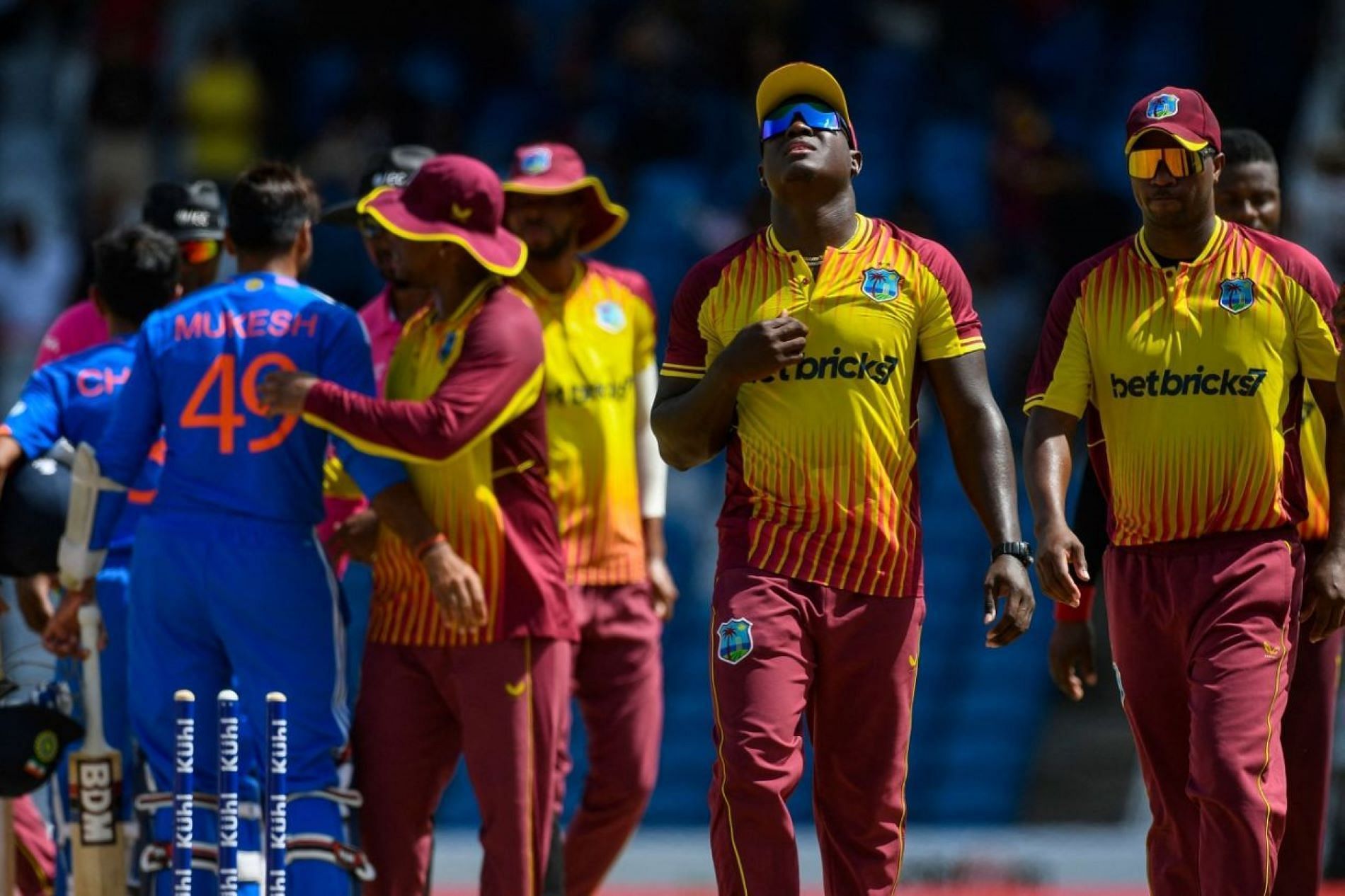 India and West Indies fined for slow over-rate during 1st T20I