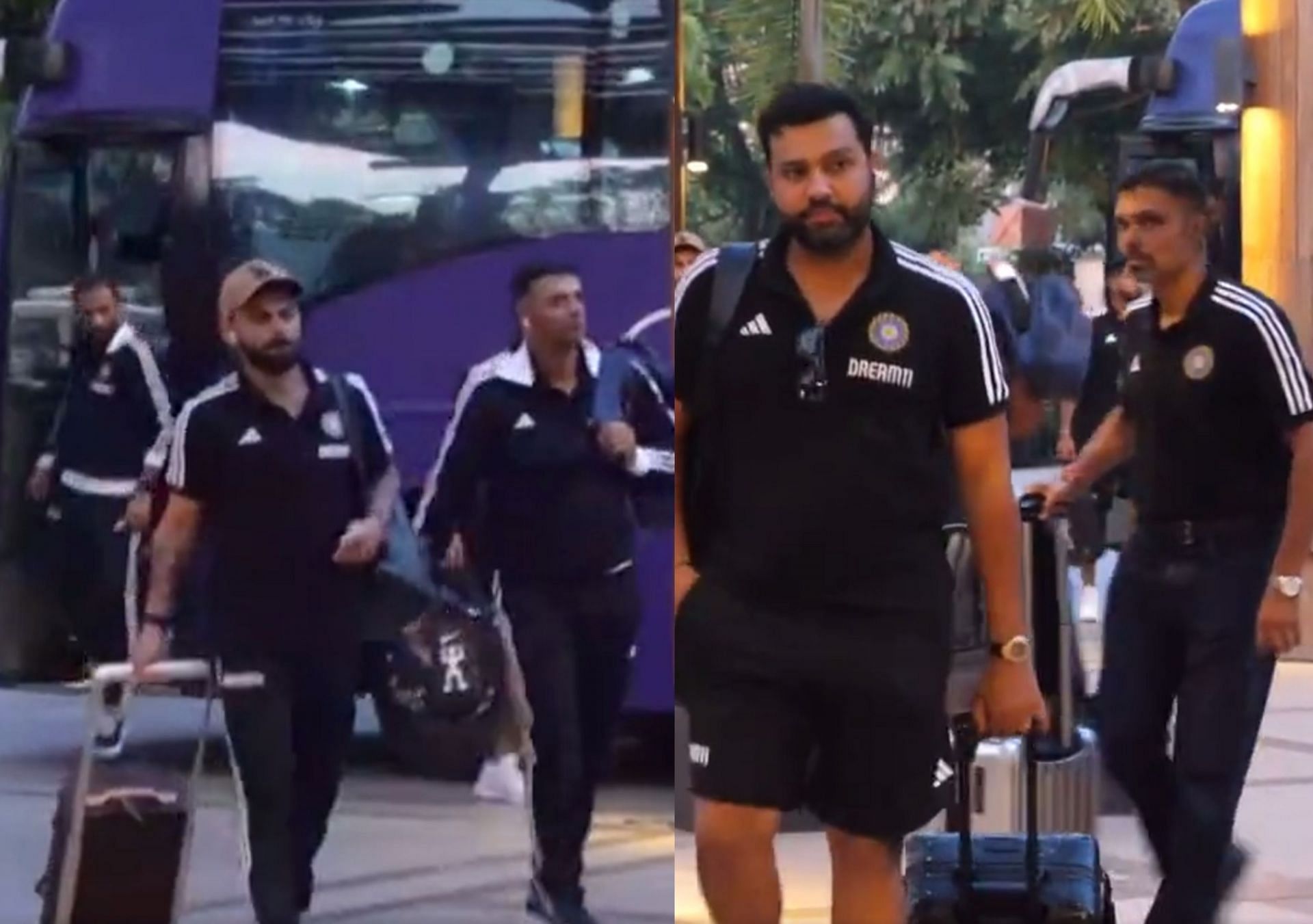 [Watch] Team India players arrive in Guwahati ahead of their World Cup warm-up match against England