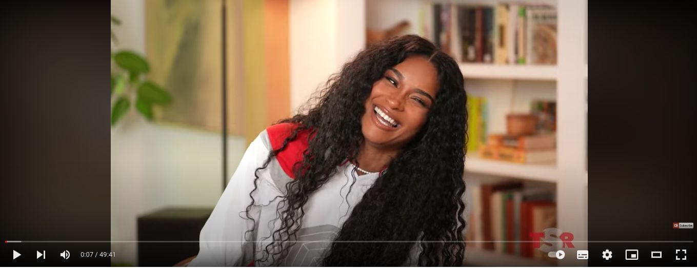 Ciara breaks into giggle fest when asked about co-parenting dynamics with ex-fiance Future.