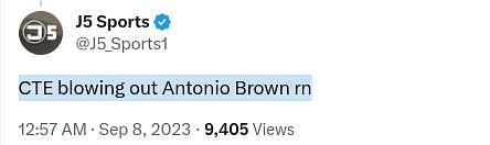 Catch. The. Energy. CTE - Antonio Brown Goes on Another Bizarre