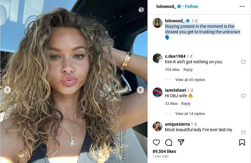 Odell Beckham Jr.'s Ex Lauren Wood Shares Message amid Kim K Connection