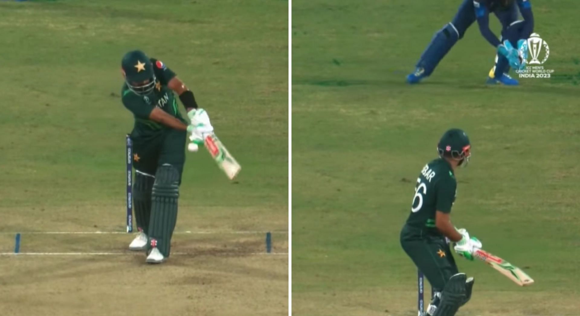 [Watch] Babar Azam gets out via soft dismissal in PAK vs SL 2023 World Cup match
