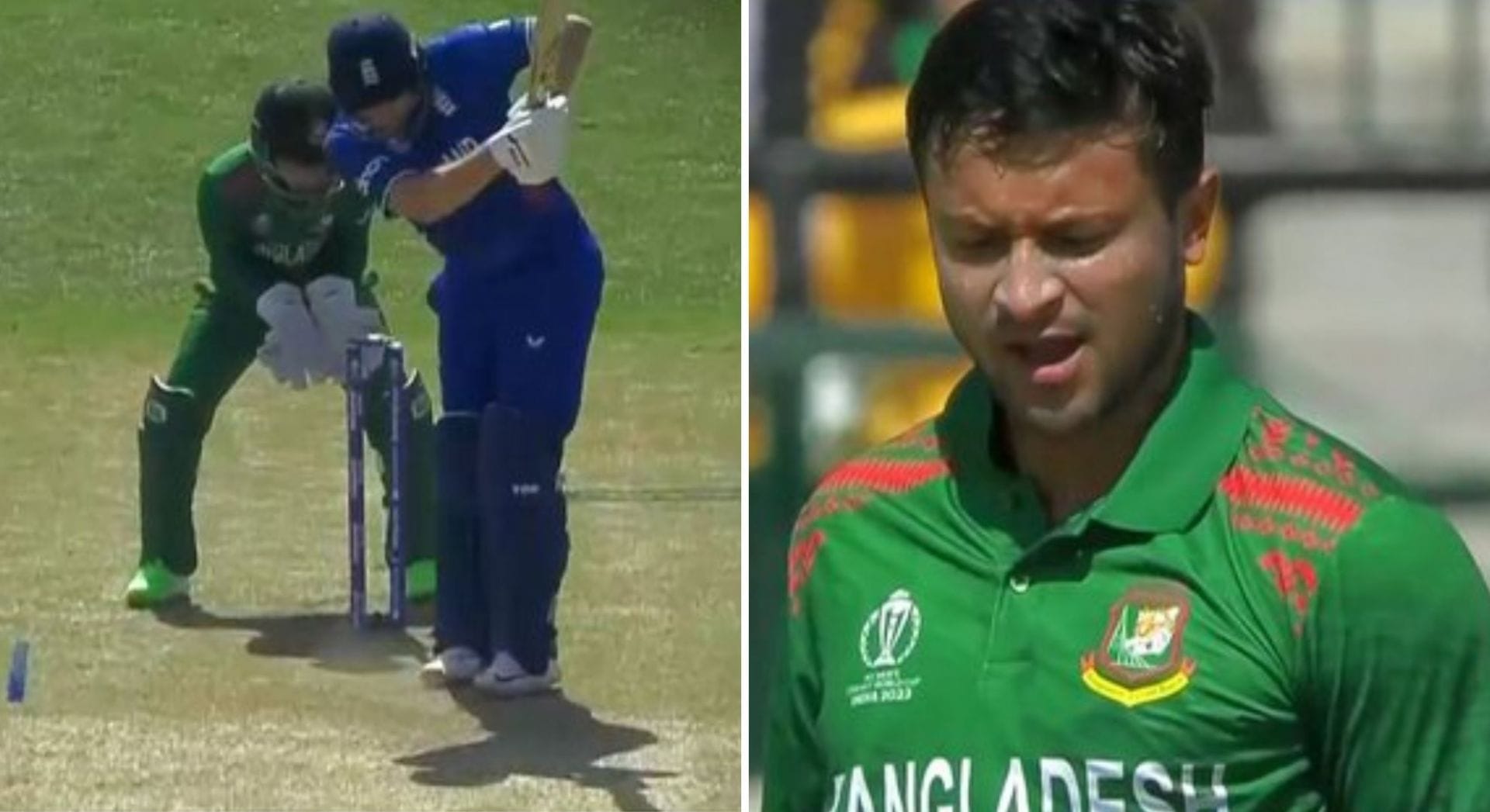 [Watch] Shakib Al Hasan uproots leg stump to dismiss Jonny Bairstow, break 115-run opening partnership in ENG vs BAN 2023 World Cup&nbsp;