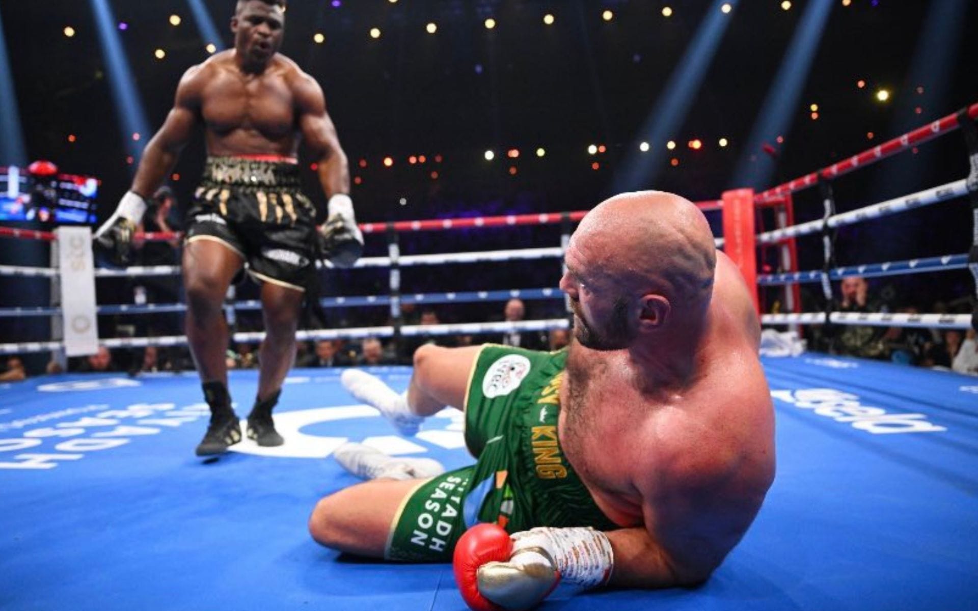 Tyson Fury vs. Francis Ngannou highlights: Shocking knockdown and other best moments from the Battle of the Baddest
