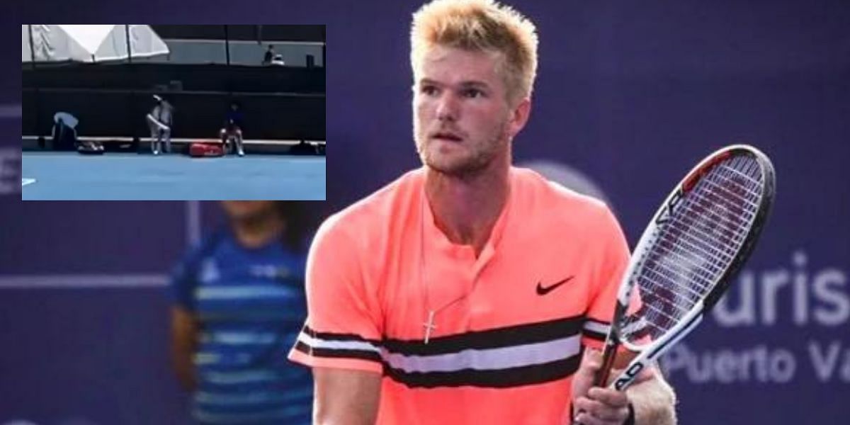 Freak injury rocks ATP Challenger event in Australia as Zimbabwe No. 1 Benjamin Lock forced to withdraw after getting hit on the head with a racket