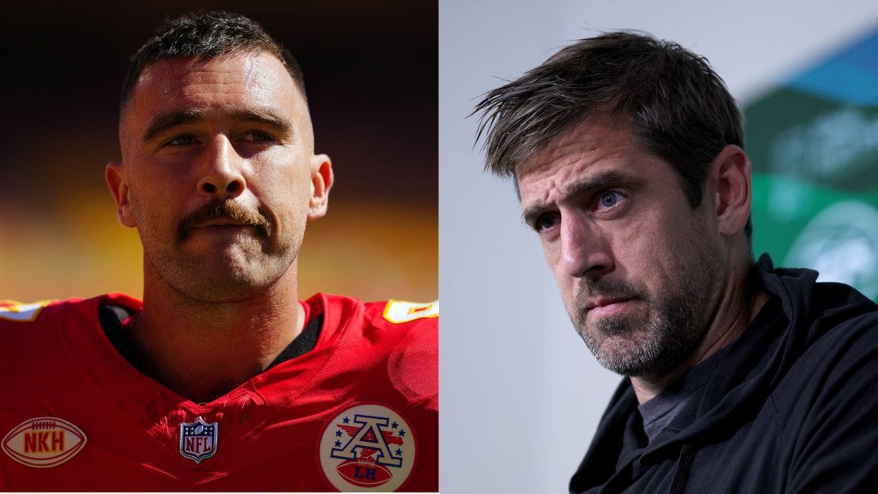 Aaron Rodgers vs Travis Kelce vax war brewing? Chiefs TE claps back at &lsquo;Mr Pfizer&rsquo; jab