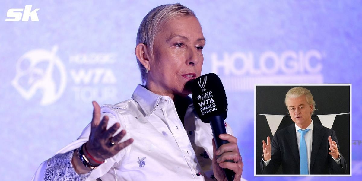 “This racist a**wipe won” - Martina Navratilova slams newly elected Dutch PM Geert Wilders for his alleged Israeli connections