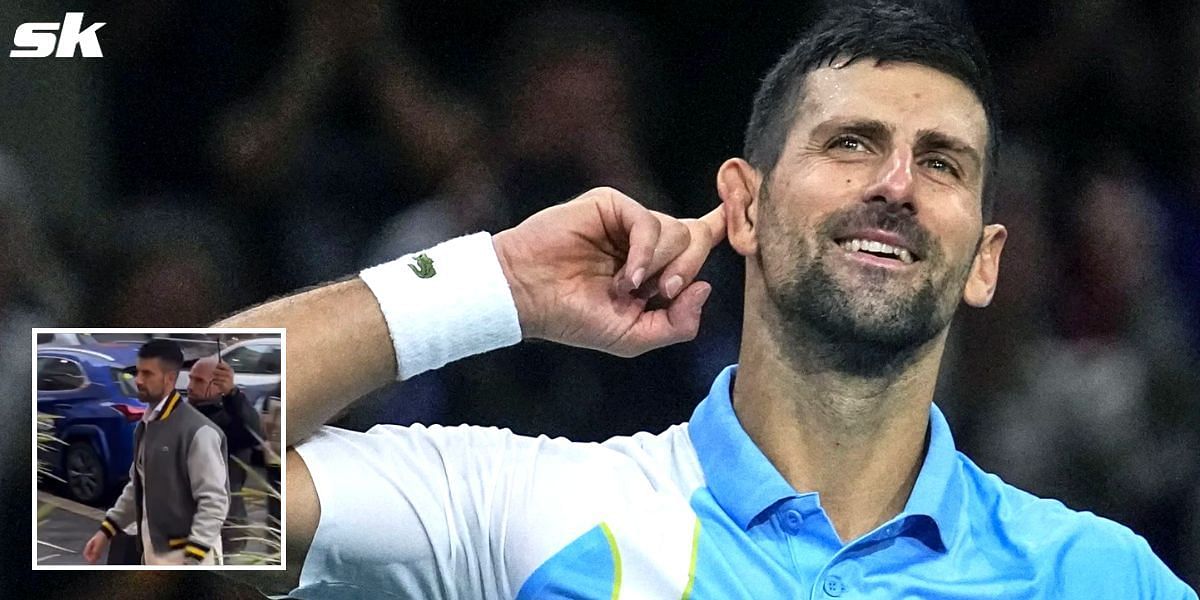 Watch: Novak Djokovic arrives in Turin for ATP Finals as he gears up to surpass Roger Federer at the event