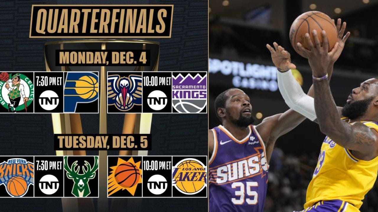 NBA In-Season Tournament 2023 quarter-finals schedule: Dates, time and more
