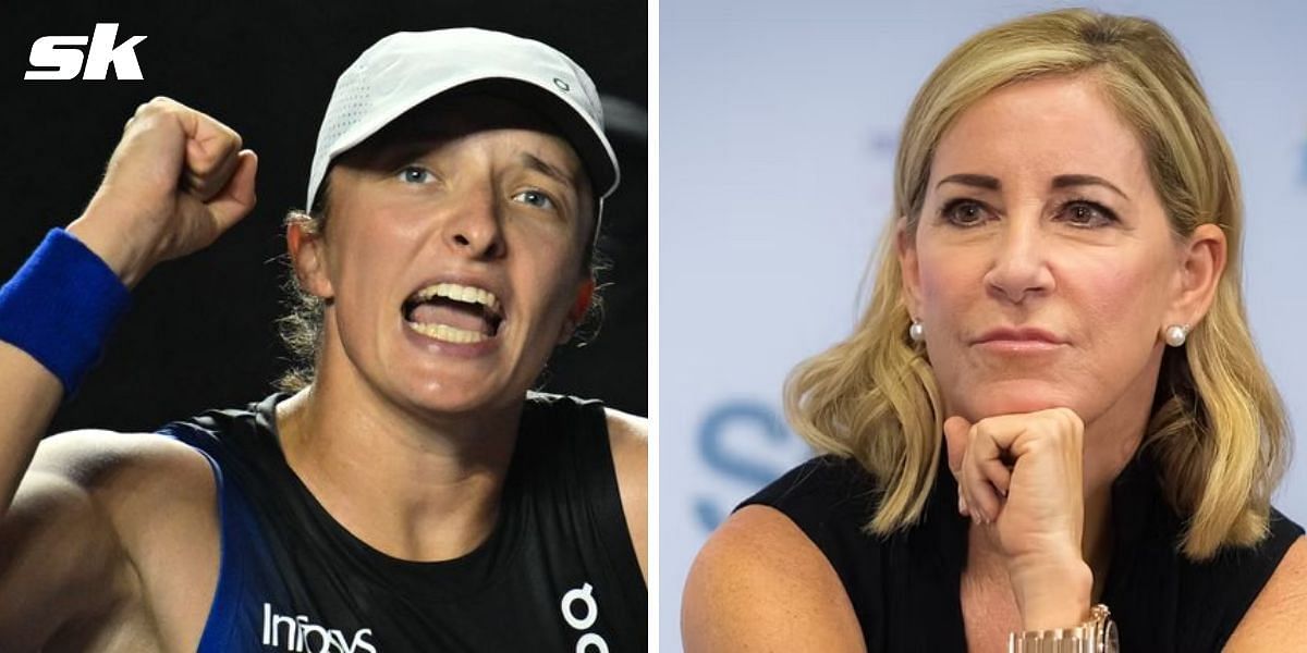 Chris Evert defends Iga Swiatek against 'disappointing season' claims ahead of WTA Finals final