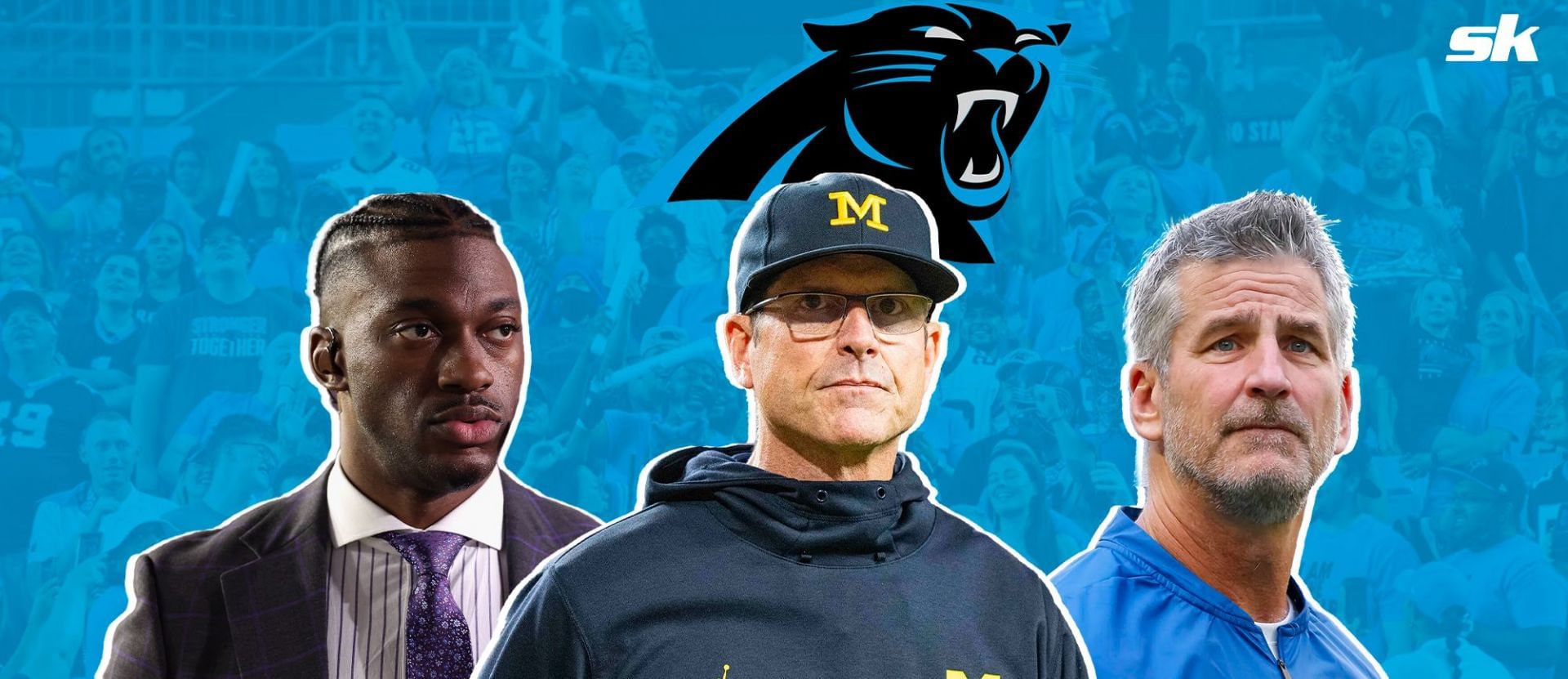 Robert Griffin III picks Michigan&rsquo;s Jim Harbaugh as perfect fit for Panthers after Frank Reich&rsquo;s departure