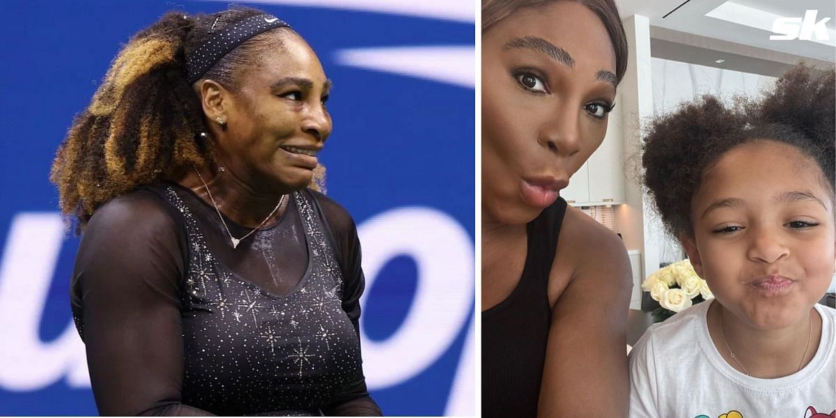 Watch: Serena Williams hilariously critiques daughter Olympia's skills as she films the American in latest video