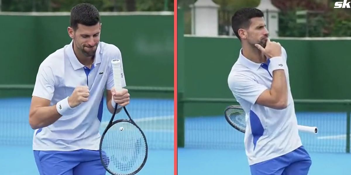 WATCH: Novak Djokovic busts out the dance moves in new Australian Open kit ahead of 2024 season