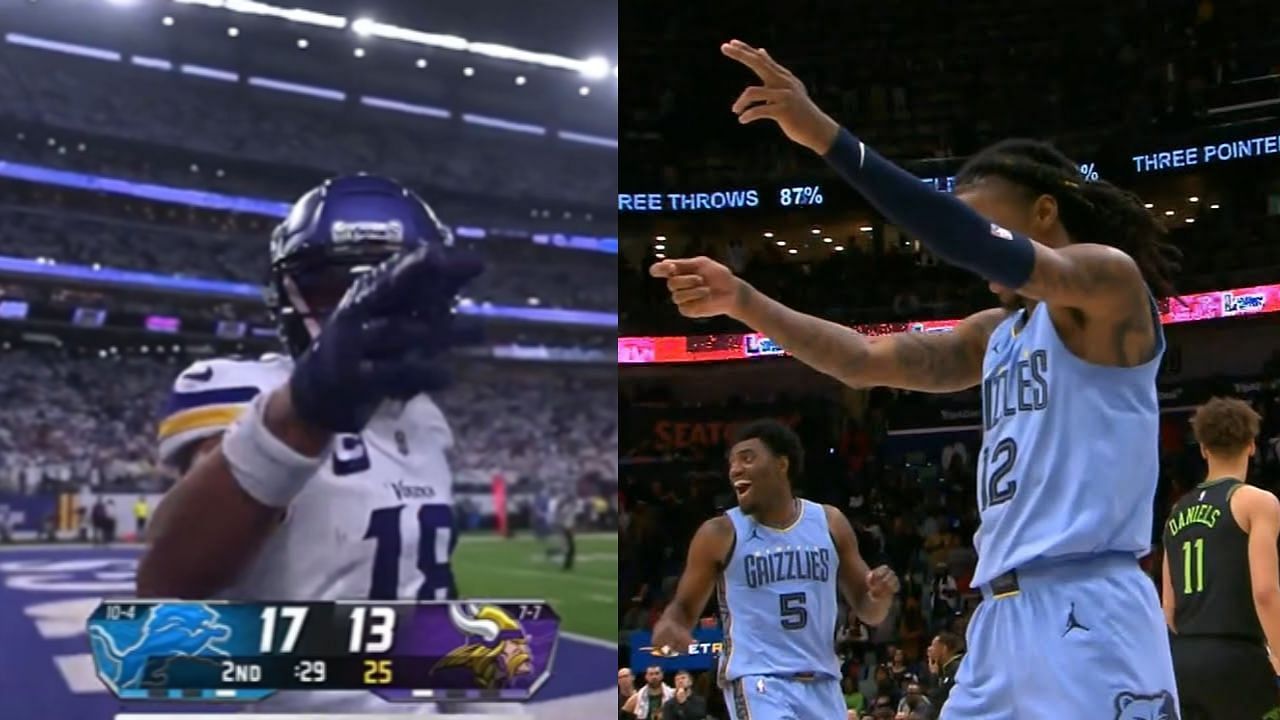 Justin Jefferson’s $13,659 fine for gun celebration draws wild reactions: “NFL would get even richer if Ja Morant was a football player”