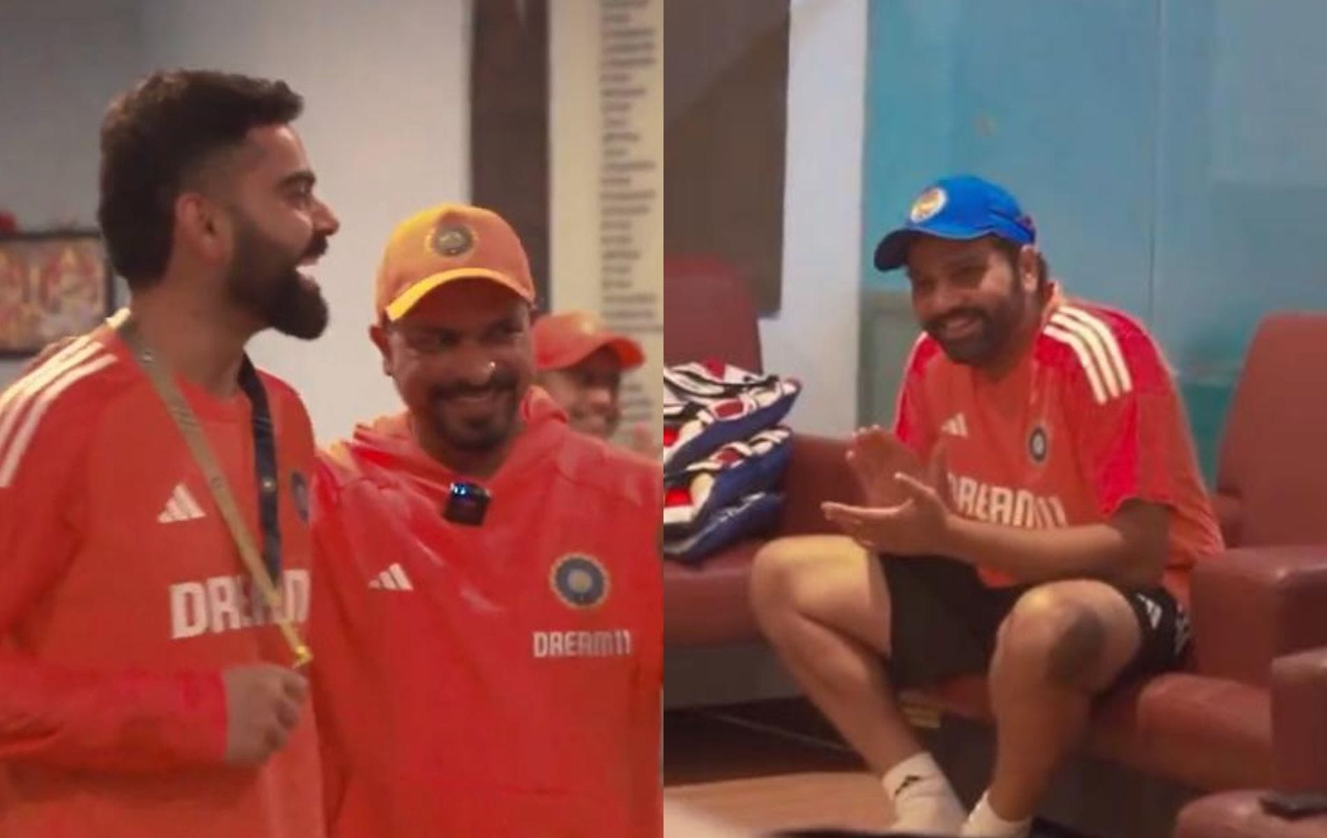 [Watch] Virat Kohli wins dressing room medal for best fielder in IND vs AFG T20I series