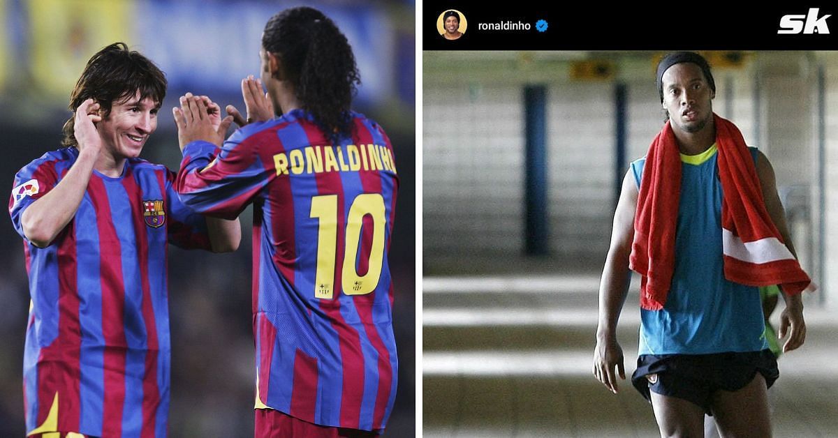 “What a picture” - Lionel Messi reacts as Ronaldinho shares photo from Barcelona days