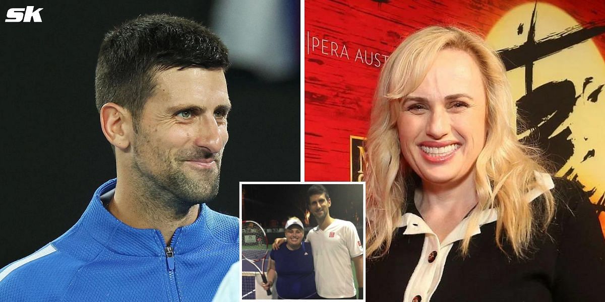 Novak Djokovic elated to meet long-time fan Rebel Wilson three years after being a part of her weight-loss journey