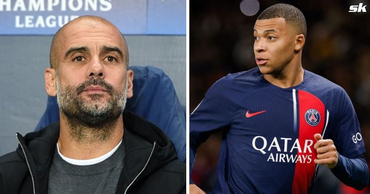 “I think he has a future” - Guardiola responds when asked about Kylian Mbappe amid Manchester City transfer rumours