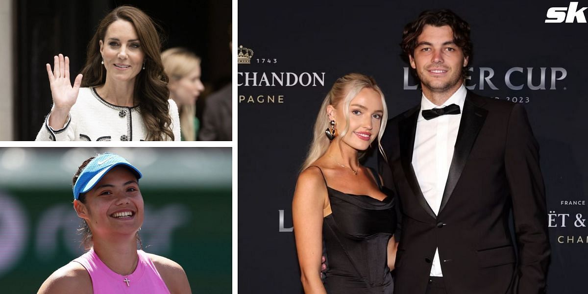 Taylor Fritz's girlfriend Morgan Riddle reacts to 