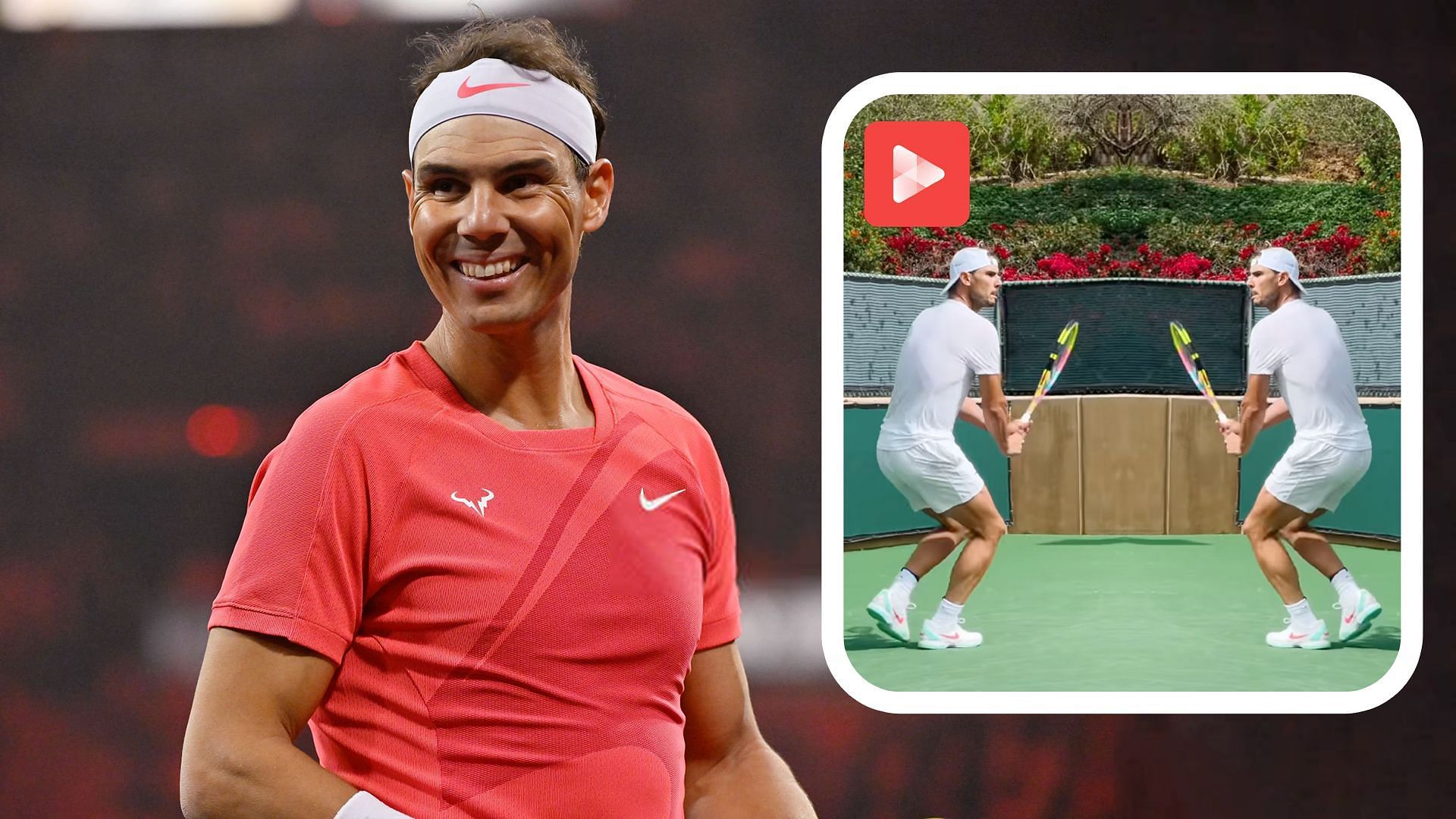 WATCH: Rafael Nadal gives a peek into his claycourt training from his time in Indian Wells, as he gears up for a potential return in Monte-Carlo