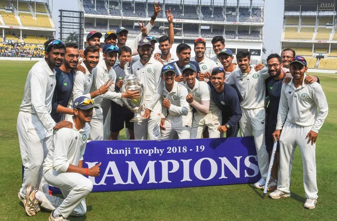 When was the last time Vidarbha won the Ranji Trophy? 