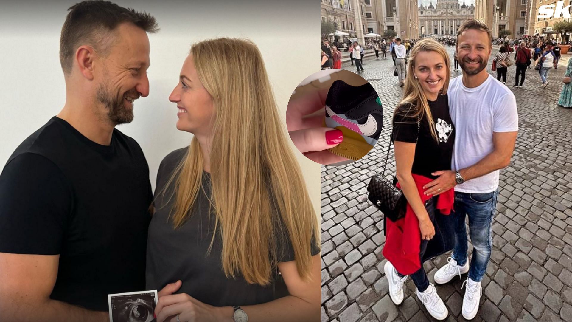 Petra Kvitova shows off sneakers gifted by Nike for her baby as she prepares to welcome 1st child with husband Jiri