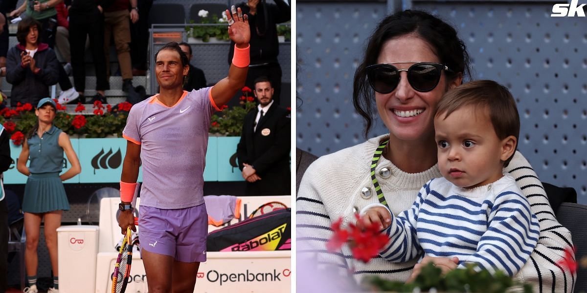 Watch: Rafael Nadal's baby son steals the spotlight during Spaniard's 1R win at Madrid Open 2024