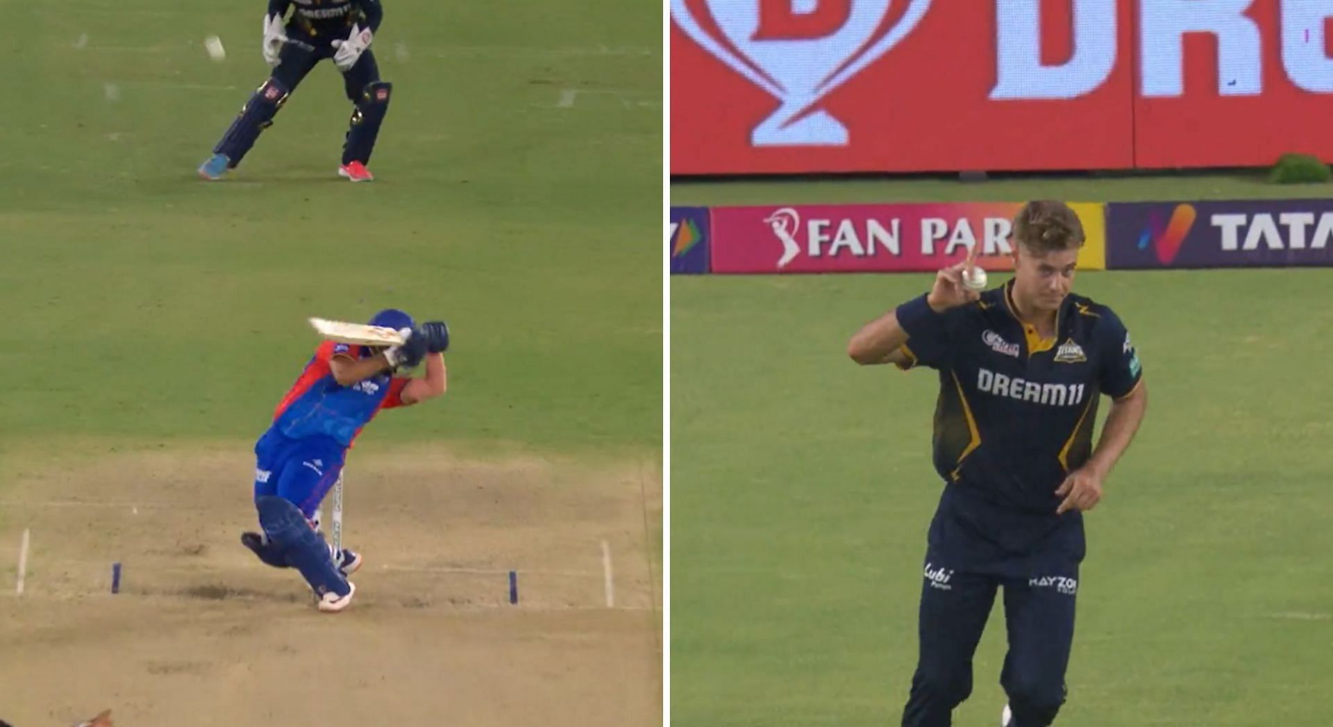[Watch] Sandeep Warrier sends back Prithvi Shaw with excellent short ball in GT vs DC IPL 2024 clash
