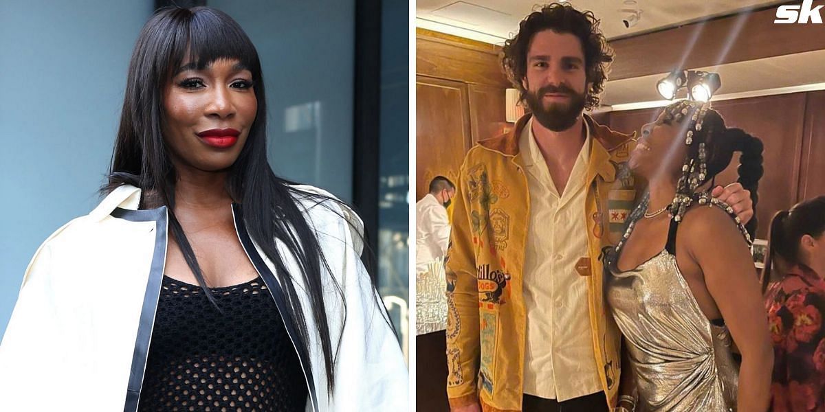 Venus Williams bonds with Reilly Opelka over art as pair enjoys night out together alongside her sister Isha