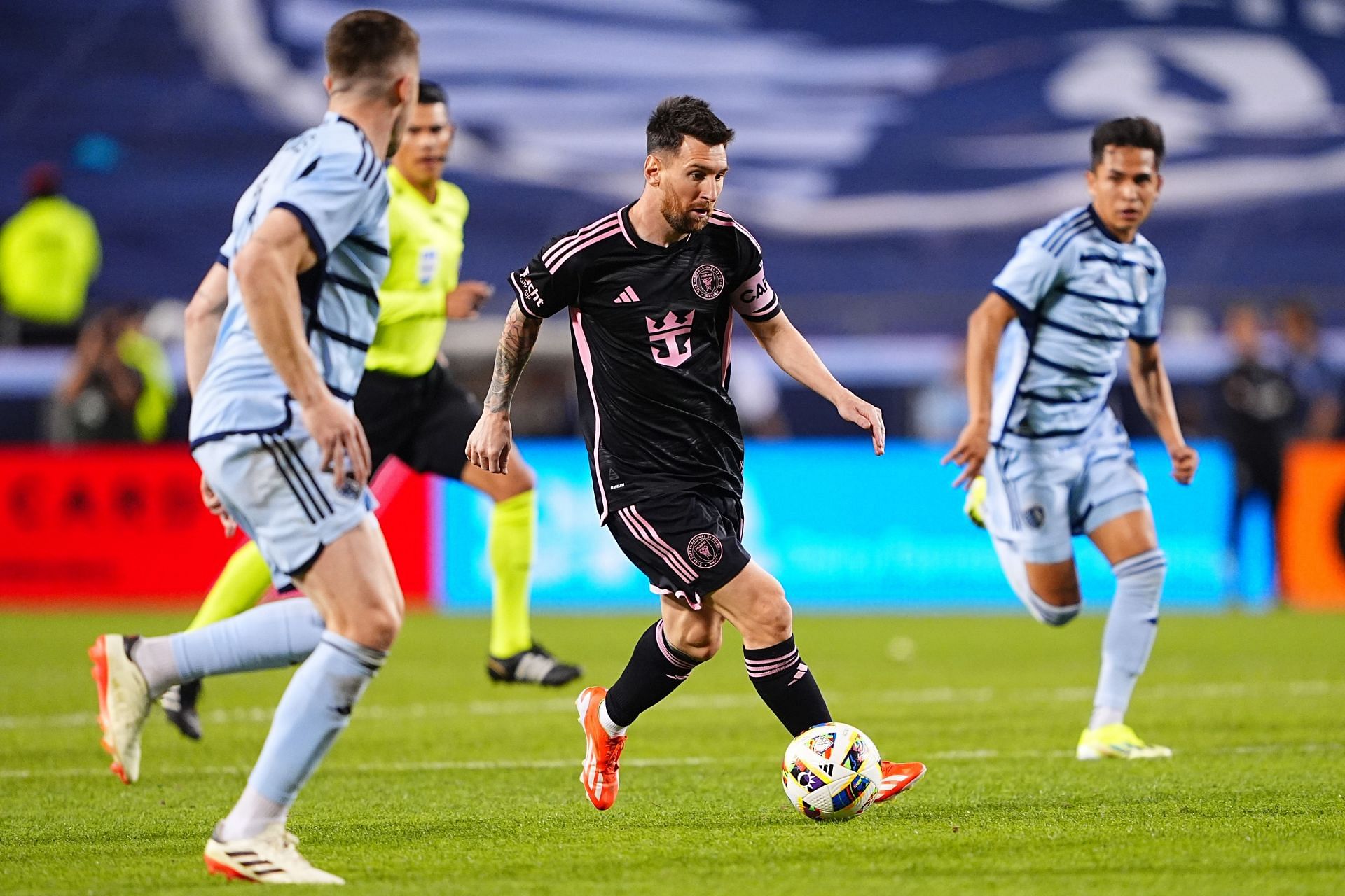 Lionel Messi scores and assists as 72k+ fans attend Sporting KC vs Inter Miami clash, new MLS record set