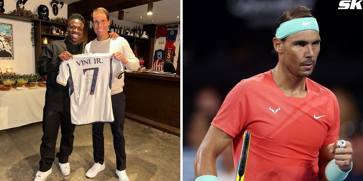 Rafael Nadal and Vinicius Jr. share heartwarming moment as Real Madrid star gifts Spanish 