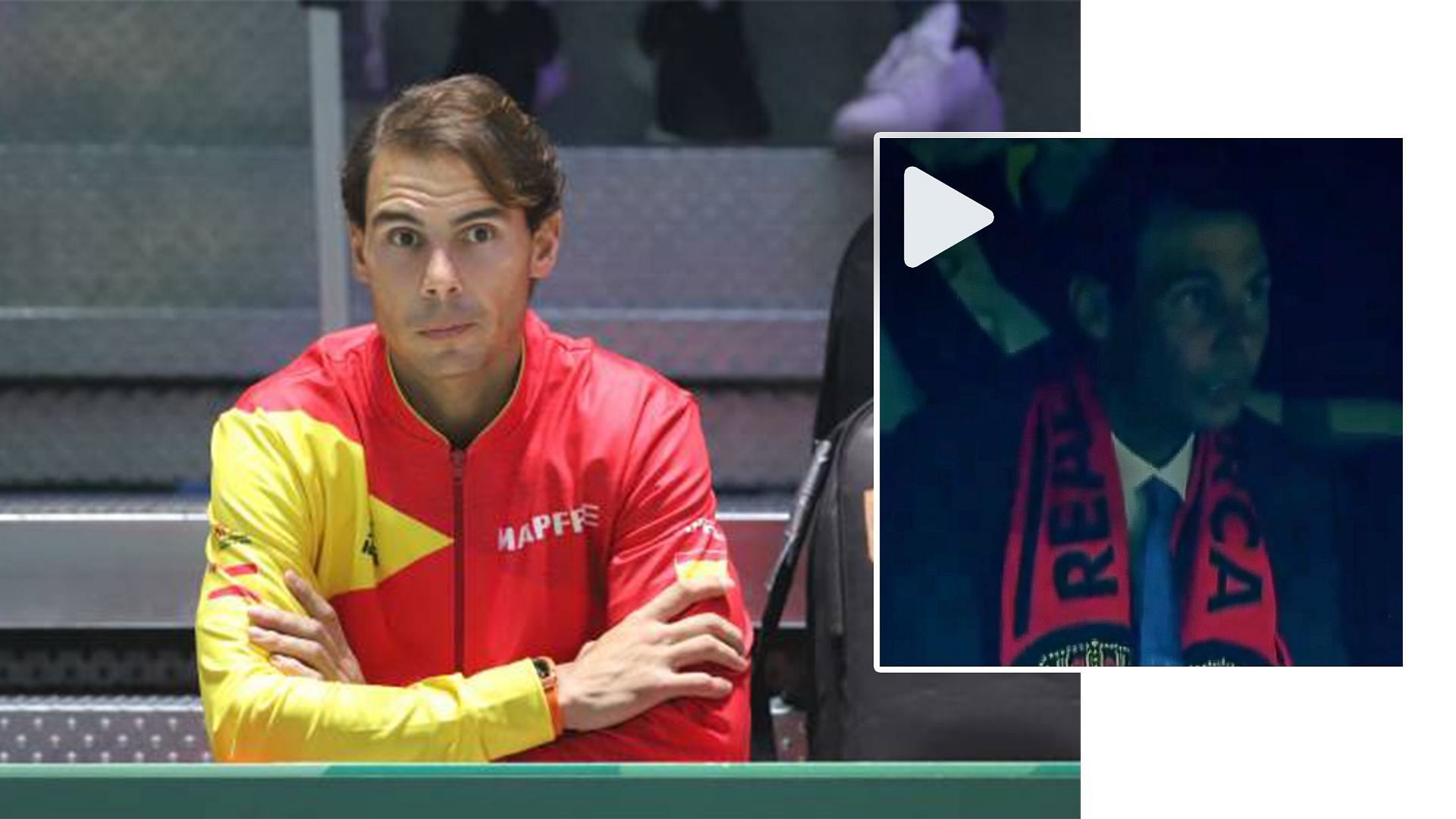 Watch: Rafael Nadal wears his emotions on his sleeve as he attends Real Mallorca's Copa del Rey final