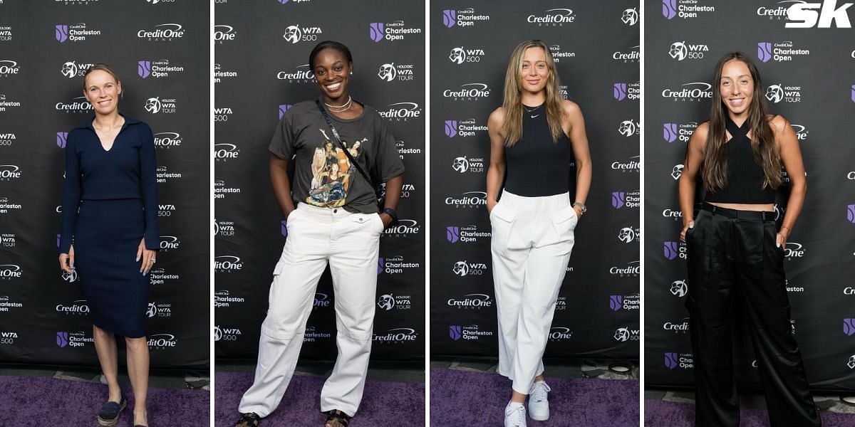 In Pictures: Caroline Wozniacki, Jessica Pegula, Paula Badosa, Sloane Stephens & others turn heads at Charleston Open Players Party