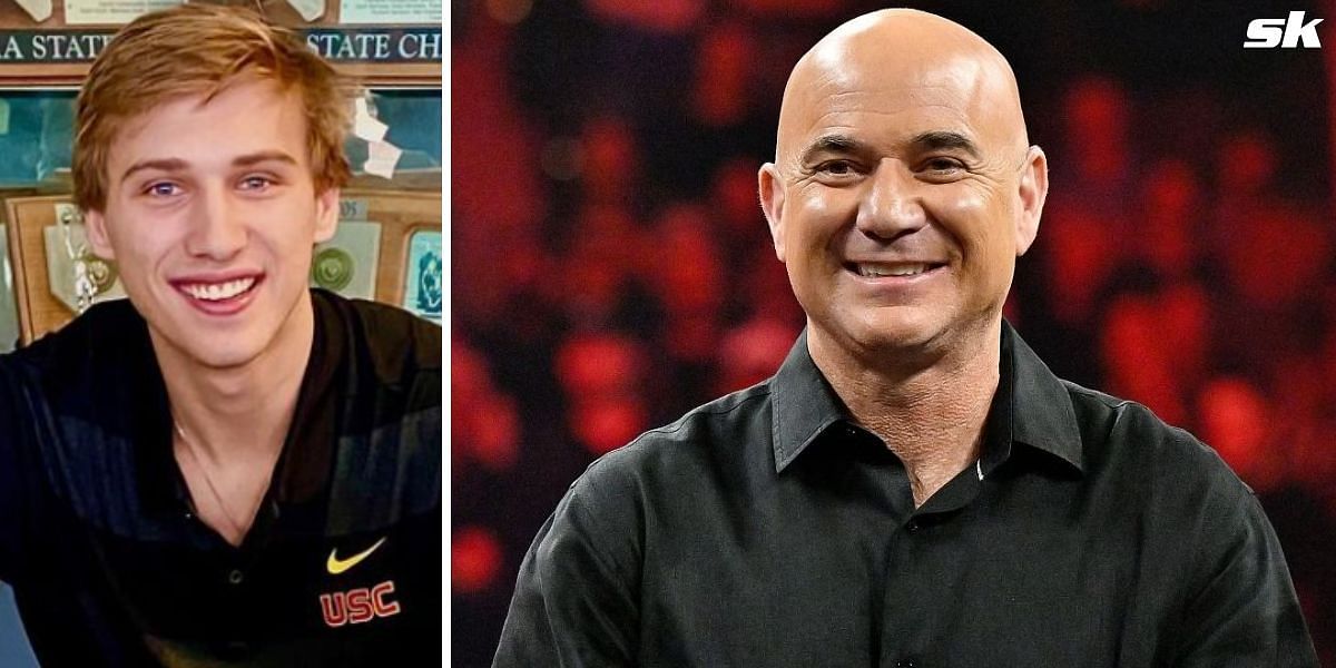 Andre Agassi receives special birthday wish from son Jaden with rare picture of the former World No. 1 with his children