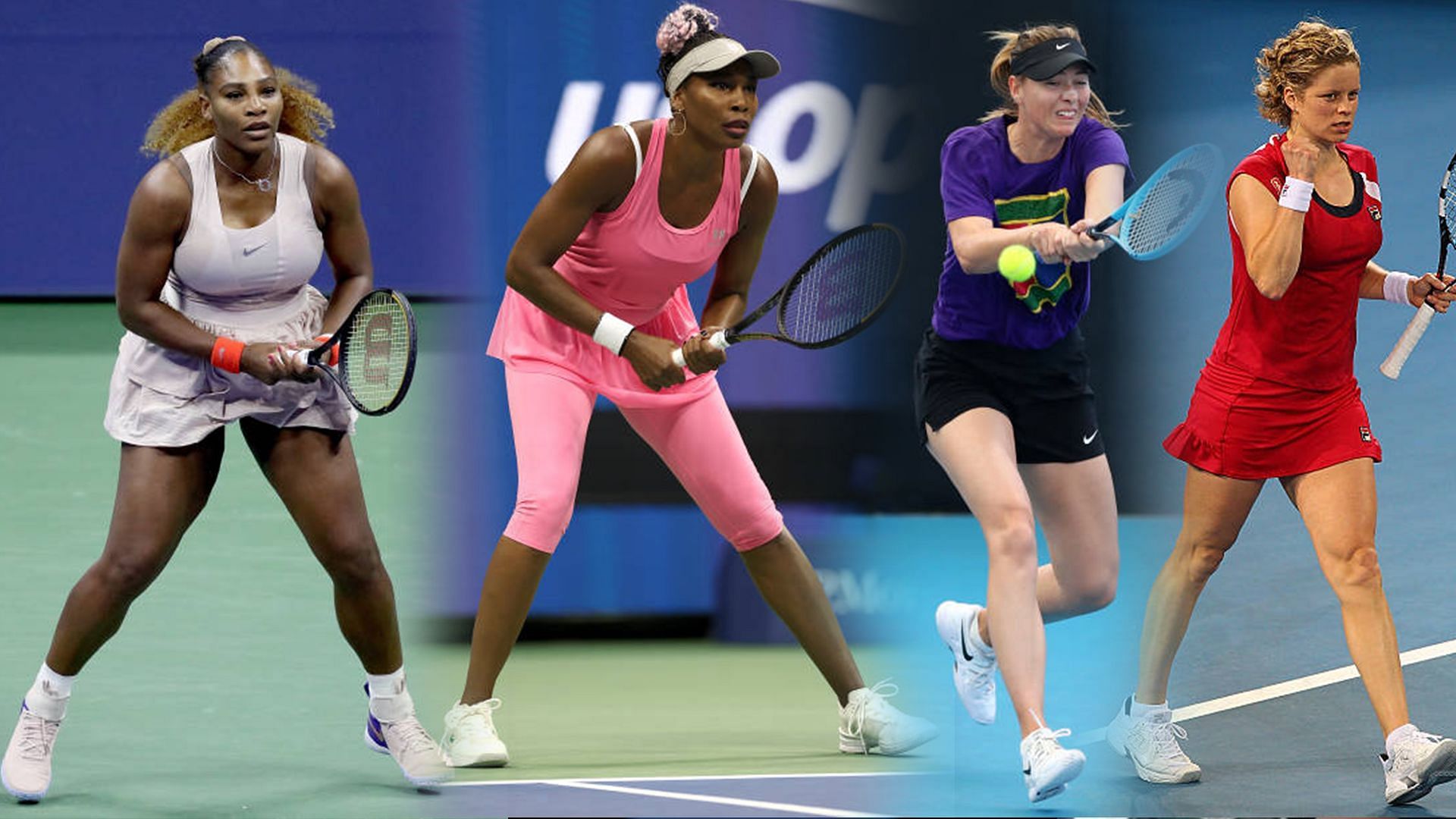 1 Record each of Serena Williams, Venus Williams, Maria Sharapova and Kim Clijsters that might never be broken