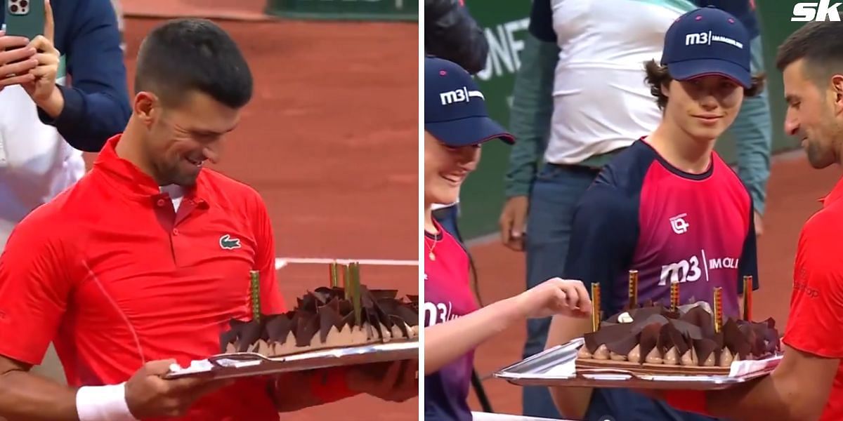 WATCH: Novak Djokovic surprised with special cake as he commemorates 37th birthday with 2R win at Geneva Open 2024