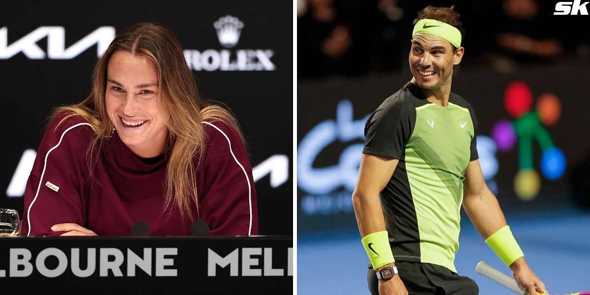 “Ahahaha let’s see” - Aryna Sabalenka jokes about winning French Open 2024 after being 'blessed' by Rafael Nadal